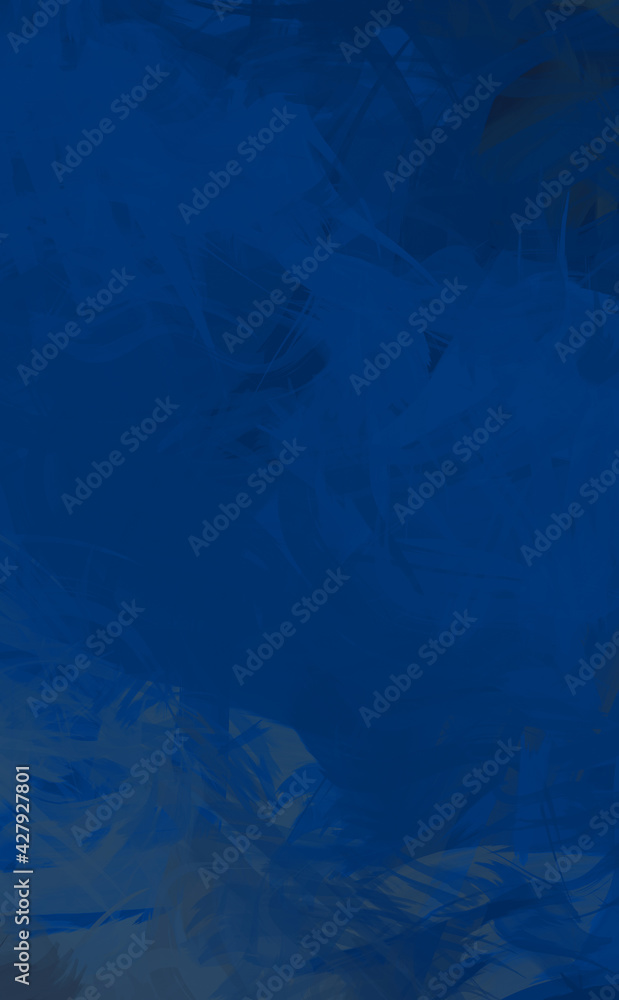 Obraz premium 2D illustration of colorful brush strokes. Decorative texture painting. Vibrant paint pattern backdrop.