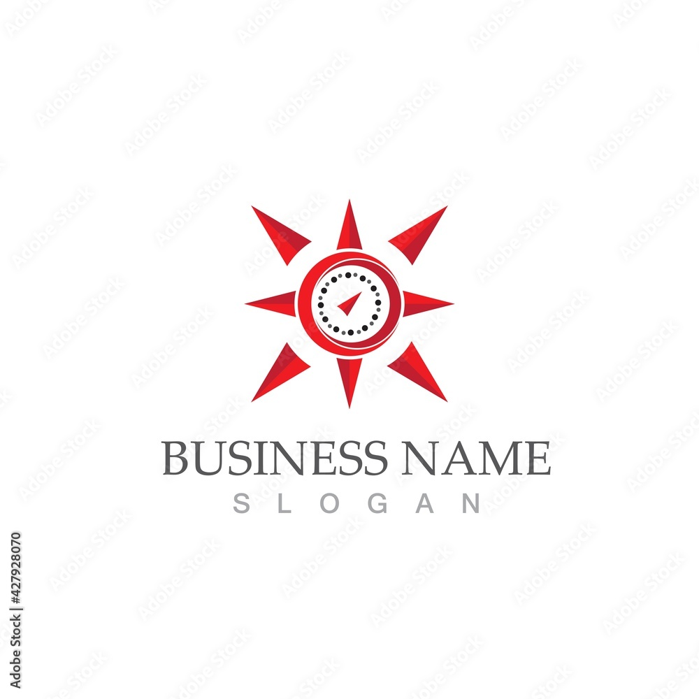 compass logo template vector icon illustration compass logo template vector icon illustration