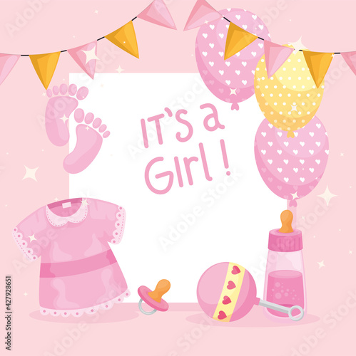 baby girl card