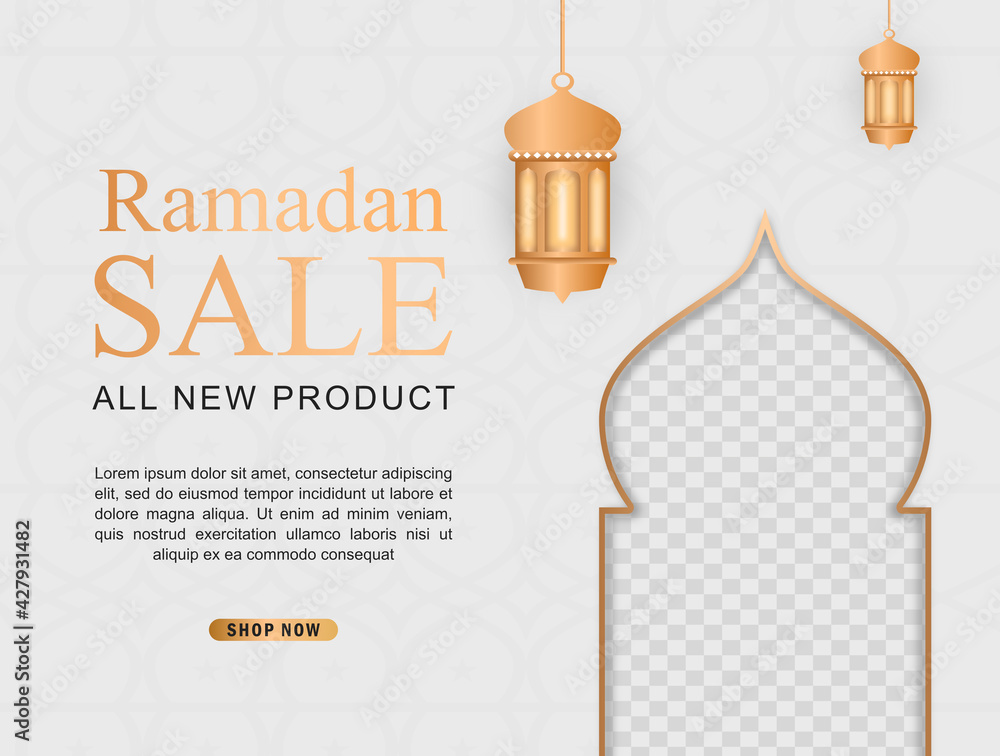 Template Ramadan Sale White Gold, Ramadan Sale Template Ramadan Sale White Gold, Ramadan Sale
