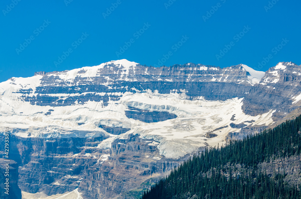 Rocky Mountains. Coastal Mountains. Mount Thompson in Alberta, Banff. Canada.