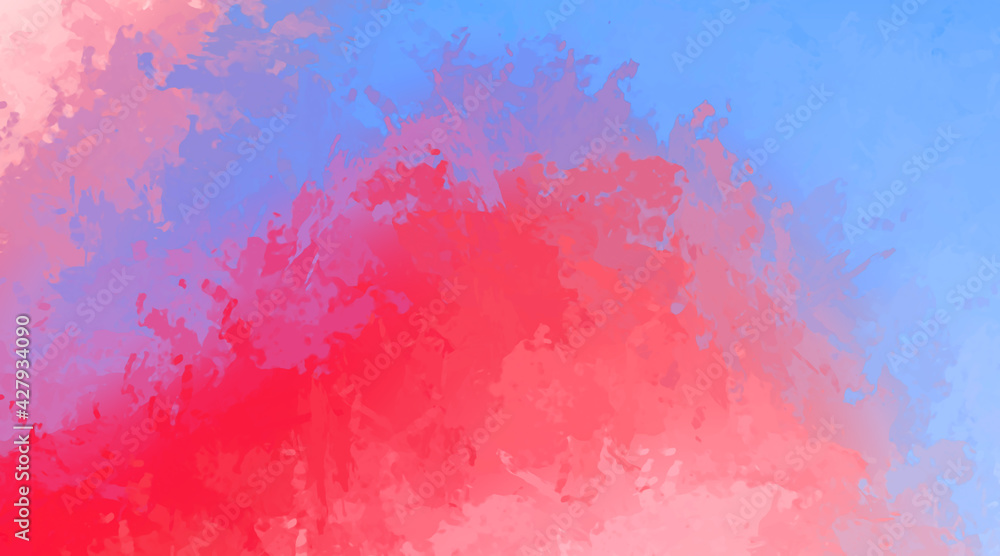 Fototapeta premium Brushed Painted Abstract Background. Brush stroked painting. Strokes of paint. 2D Illustration.