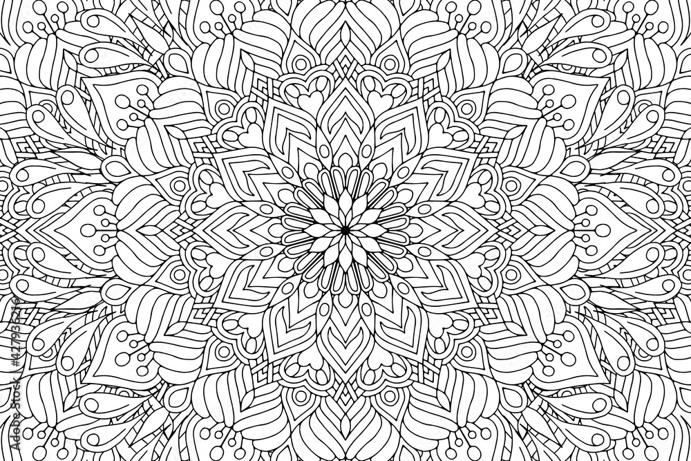 Vector islamic background with mandala Vector islamic background with mandala