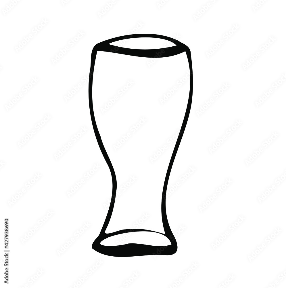 Vector doodle drink glass, for home, kitchen, café, bar, restaurant, cups of tea, coffee, water, lemonade, juice, vodka, cognac, wine, brandy, cocktail, champagne Vector doodle drink glass, for home, kitchen, café, bar, restaurant, cups of tea, coffee, water, lemonade, juice, vodka, cognac, wine, brandy, cocktail, champagne