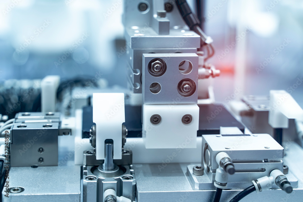 robot gripping and smart robot working on smart factory,industry 4.0 and technology. robot gripping and smart robot working on smart factory,industry 4.0 and technology.