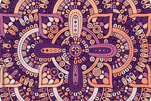 Vector islamic background with mandala