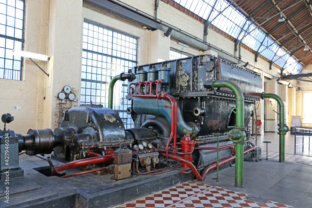 Vintage mining machinery	