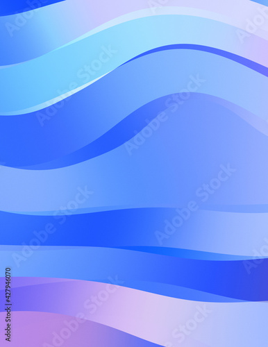 Fototapeta Naklejka Na Ścianę i Meble -  Abstract background. Colorful wavy design wallpaper. Creative graphic 2d illustration. Trendy fluid cover with dynamic shapes flow.
