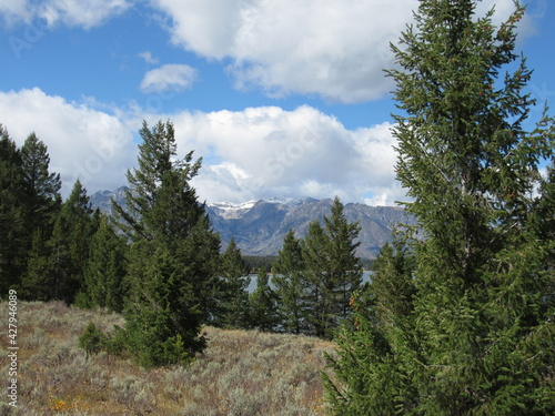 Mountain Peaks Yellowstone National Park