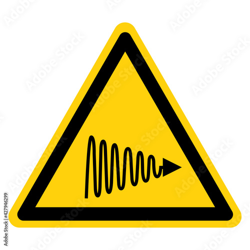 Ultraviolet (UV) Light Symbol Sign,Vector Illustration, Isolate On White Background Label. EPS10