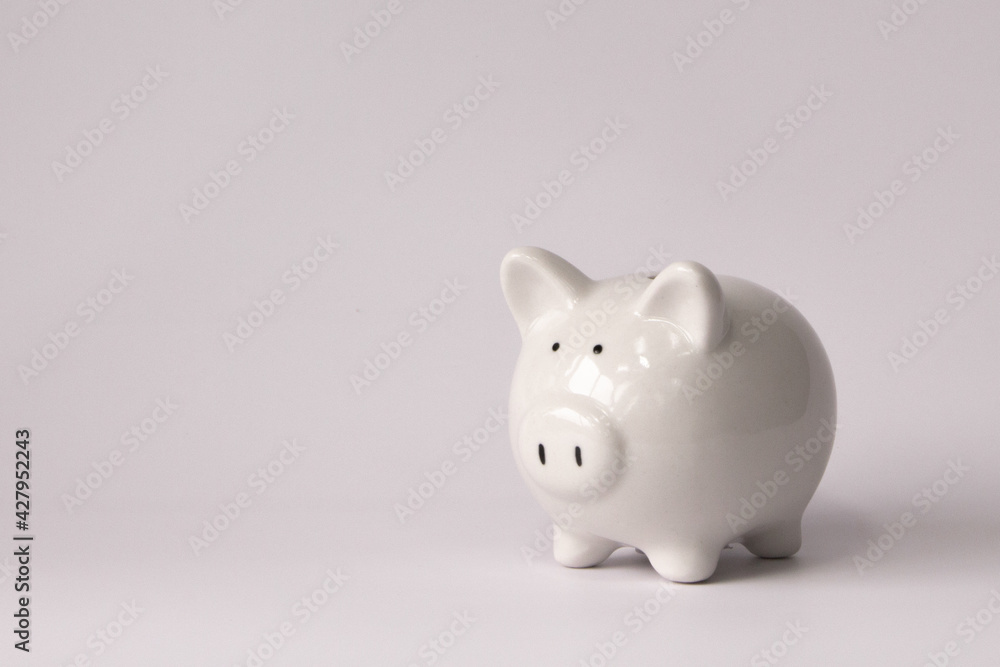 Piggy bank .About saving and investing