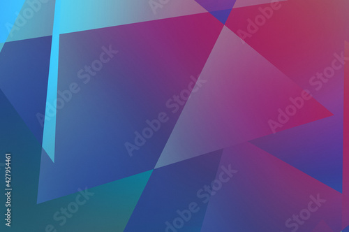 Design illustration with geometric shapes. Abstract background with triangular shapes. Colorful graphic wallpaper.