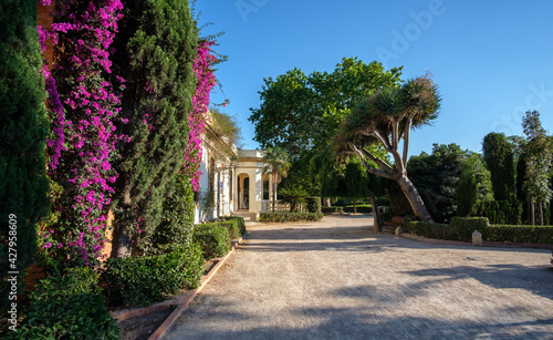 Jardines del Real  Viveros Valencia  near old dry riverbed of the River Turia