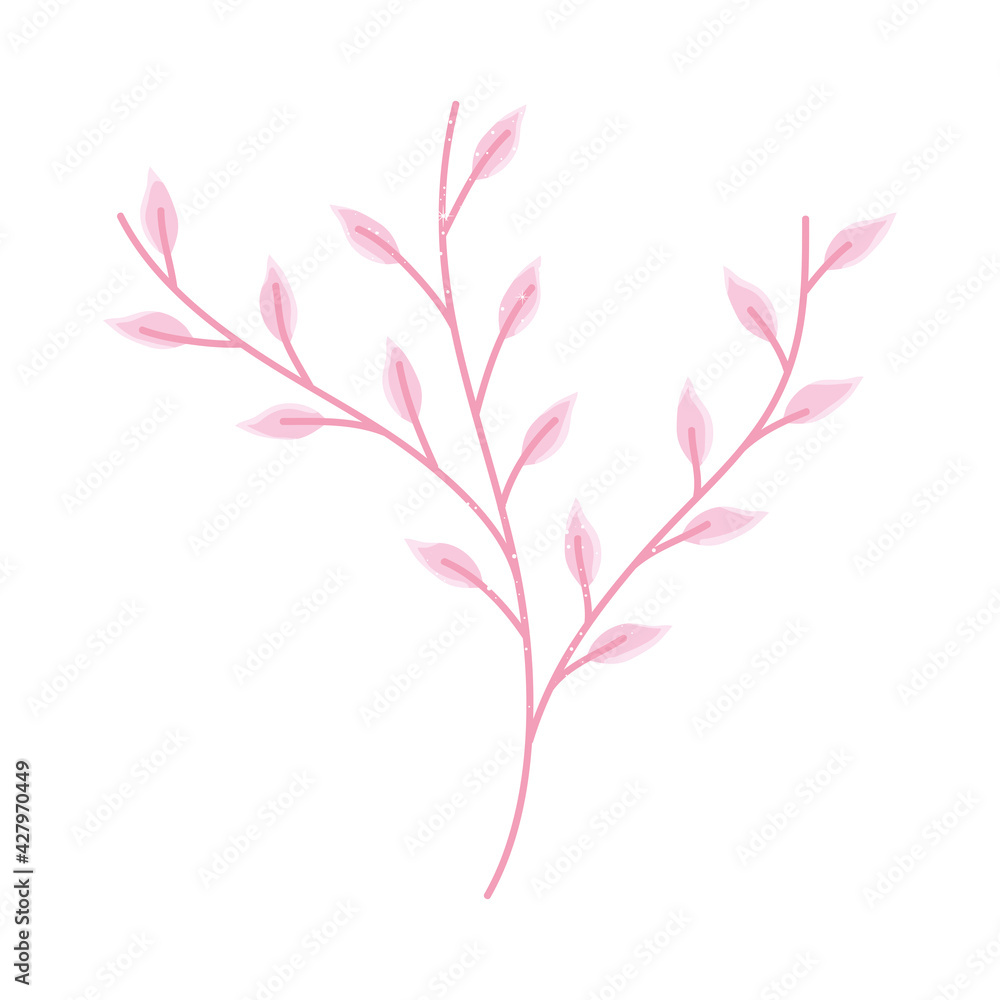 pink leaves foliage pink leaves foliage