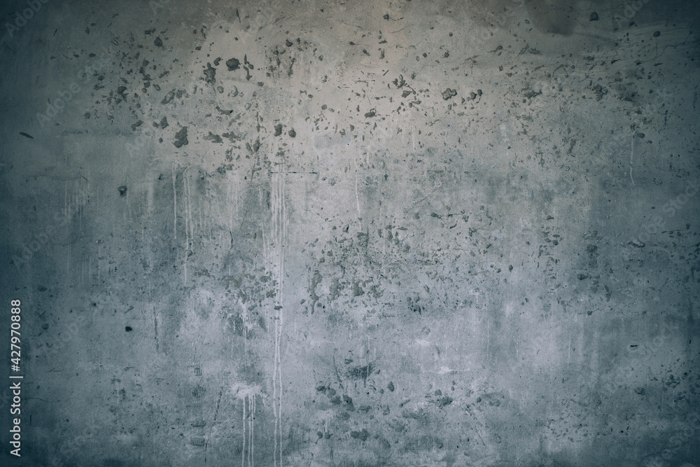 Obraz premium Wall background. Old rough stone on cement pattern wall background. Vintage grunge plaster or concrete stucco surface. Art rough stylized texture banner with space for text.