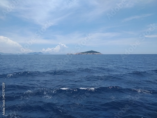 Island in the ocean, Brazilian coast.