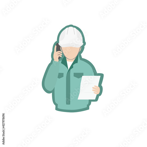 業者　人物　電話　作業員