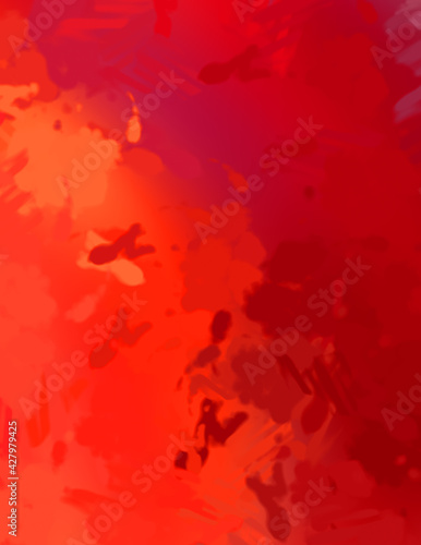 Brushed Painted Abstract Background. Brush stroked painting. Artistic vibrant and colorful wallpaper.