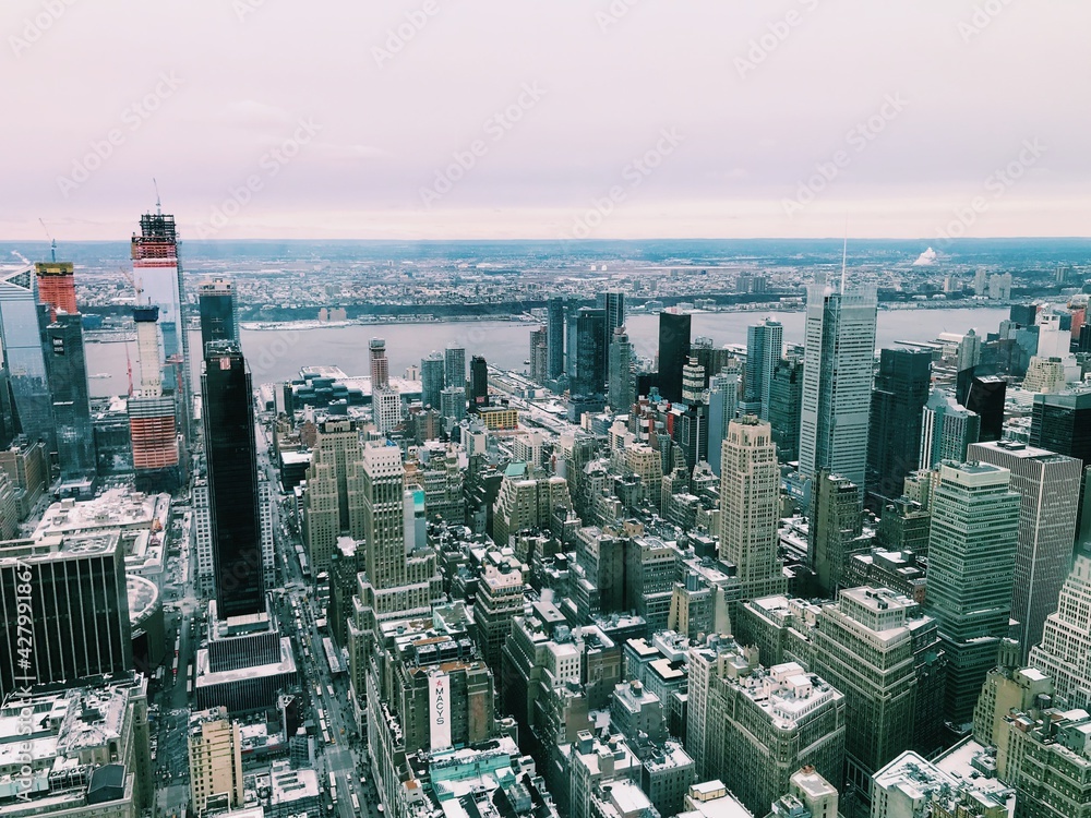 Fototapeta premium New York City from the Empire State Building