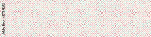 Abstract Geometric Pattern generative computational art illustration