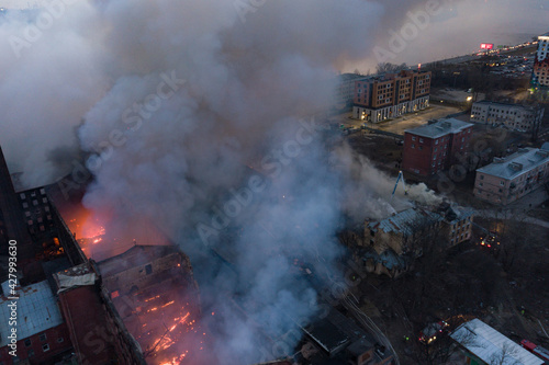 Fire at Nevskaya Manufactura