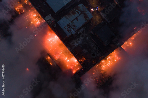Fire at Nevskaya Manufactura