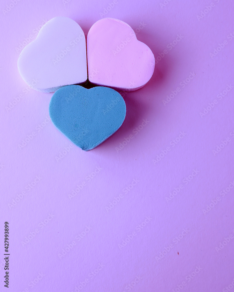 Fototapeta premium pink paper heart