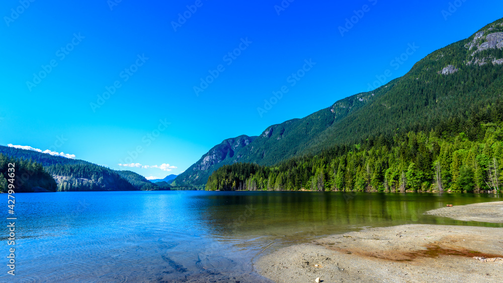 Majestic mountain lake in Canada. Majestic mountain lake in Canada.
