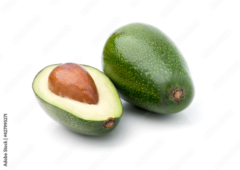 Avocado isolated on white background Avocado isolated on white background