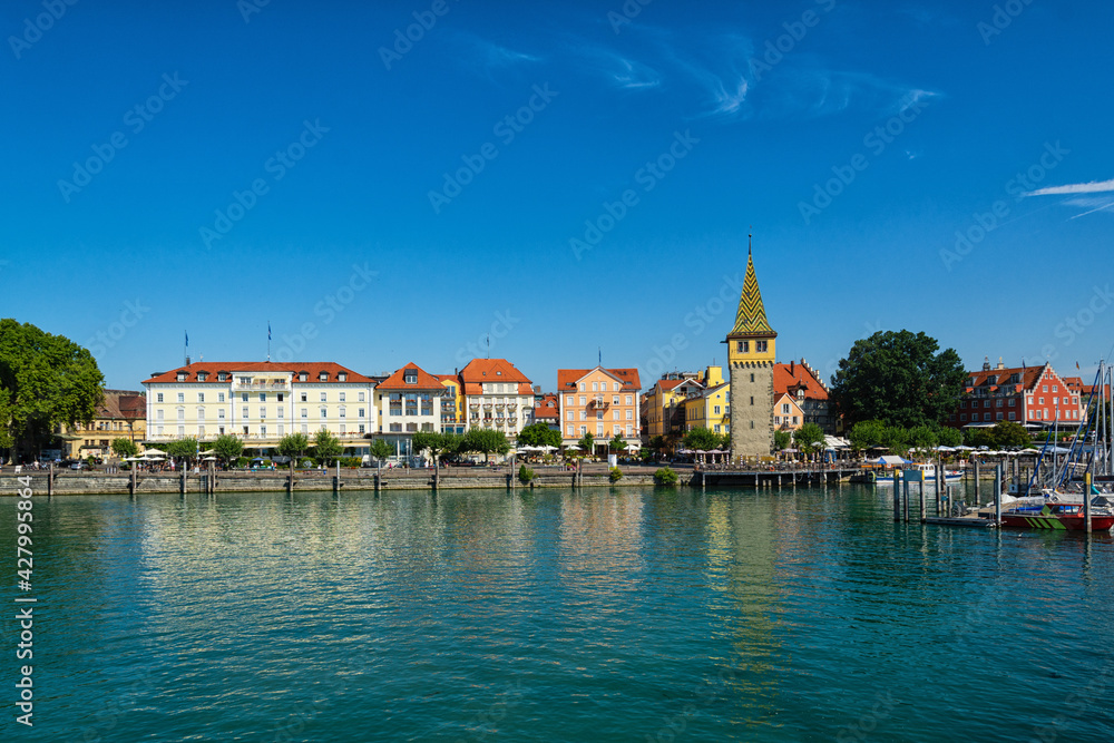 Tower in Lindau on Lake Constance