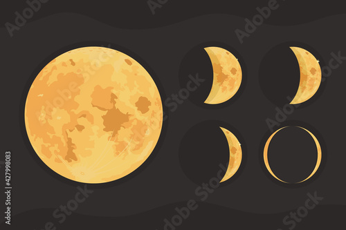 moon phases set