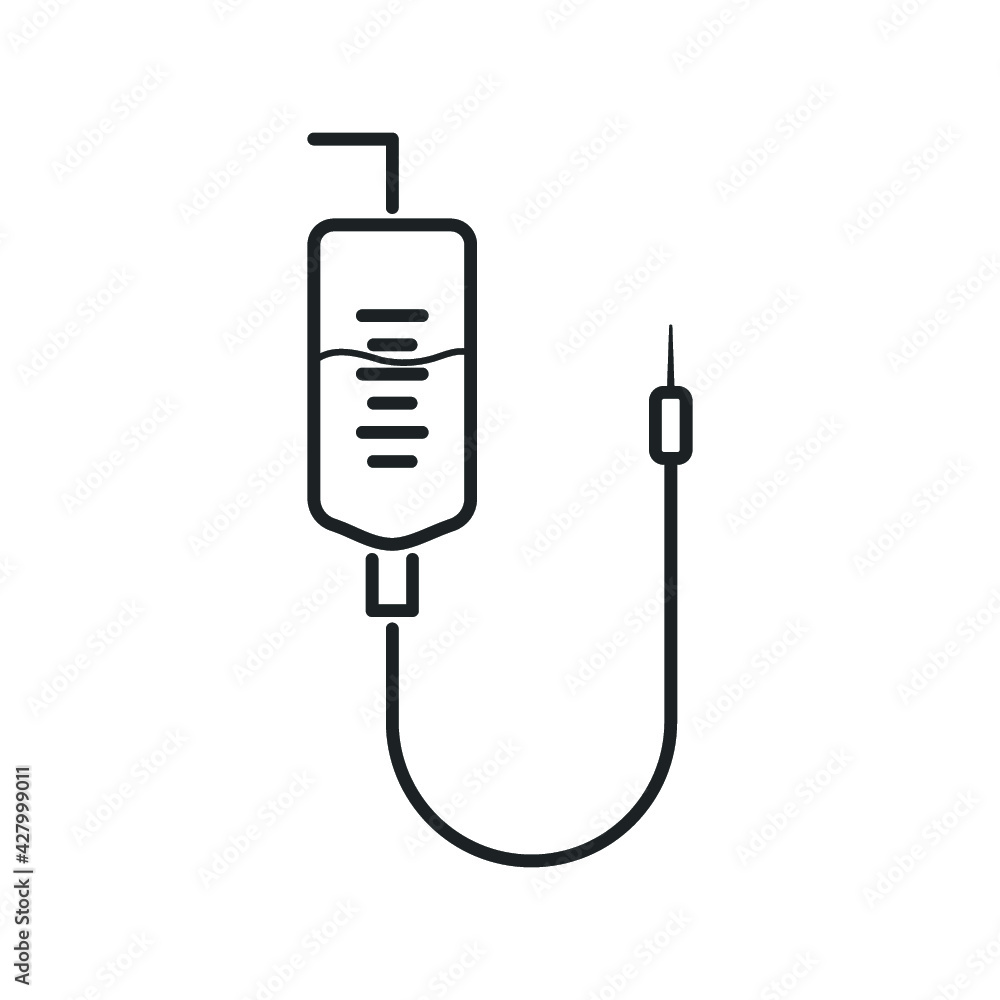 Infusion Medical Icon Illustration Infusion Medical Icon Illustration