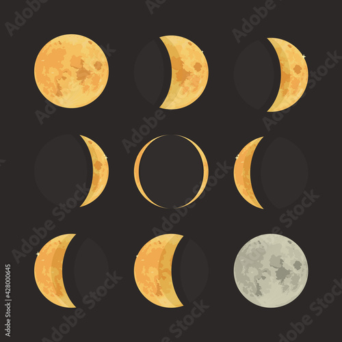 moon phases collection