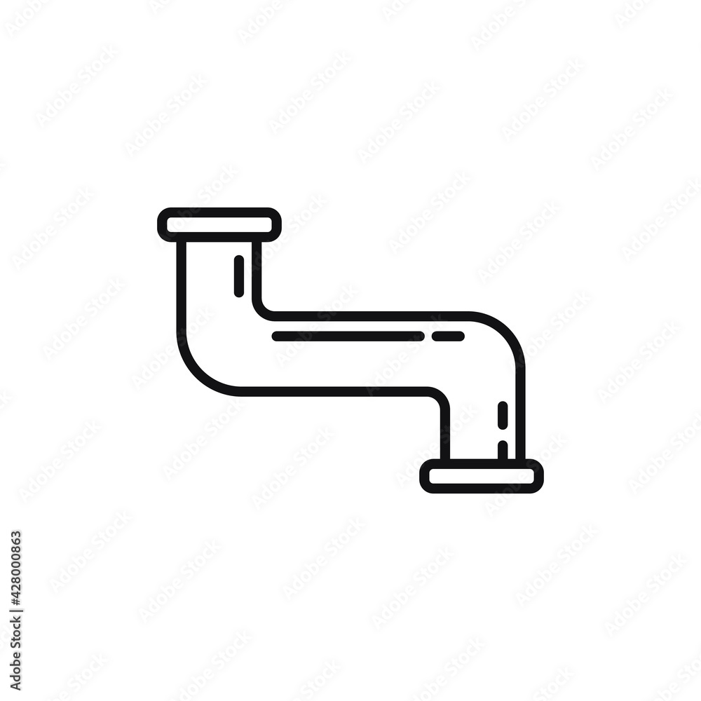Pipe icon,vector illustration. Flat design style. vector pipe icon illustration isolated on White background, pipe icon Pipe icon,vector illustration. Flat design style. vector pipe icon illustration isolated on White background, pipe icon