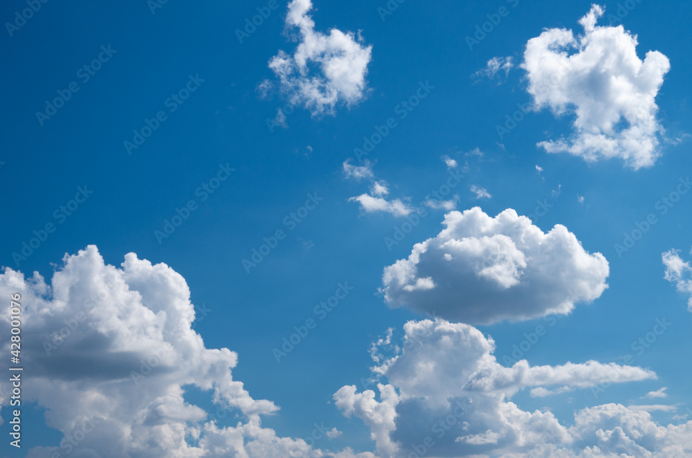 White clouds in blue sky. White clouds in blue sky.
