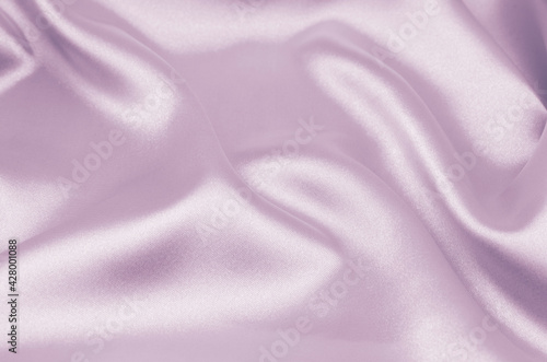Pink satin or silk fabric as background