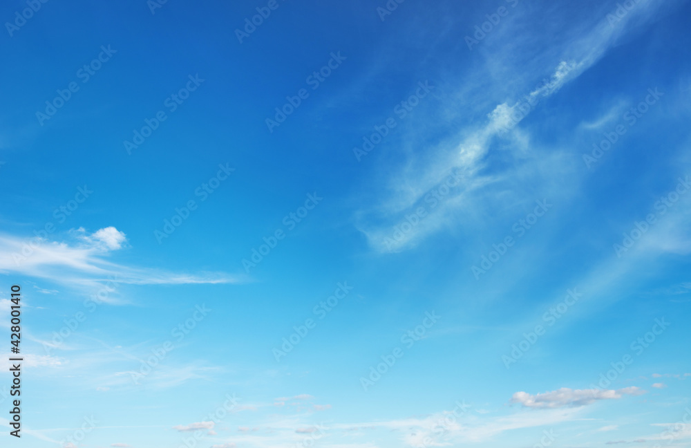 Obraz premium blue sky background with white clouds