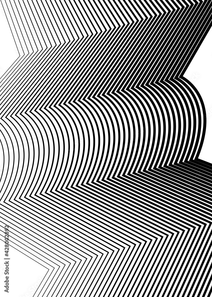 White black color. Linear background. Design elements. Poligonal lines. Protective layer for banknotes, certificates template. Vector Vector lines of different thicknesses from thin to thick EPS 10 White black color. Linear background. Design elements. Poligonal lines. Protective layer for banknotes, certificates template. Vector Vector lines of different thicknesses from thin to thick EPS 10