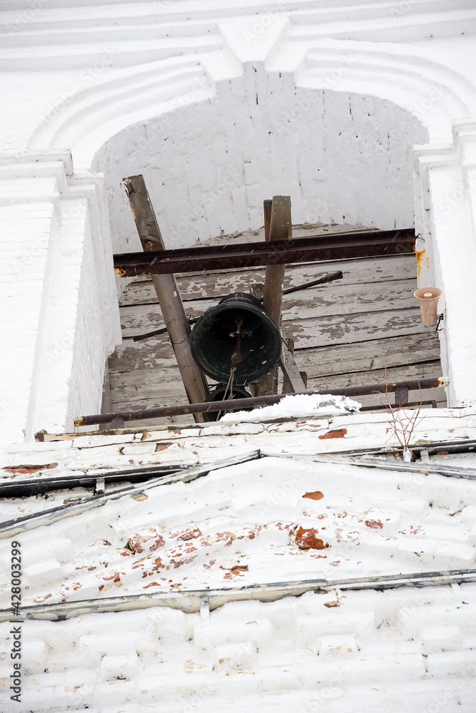 Obraz premium White Orthodox Bell Tower