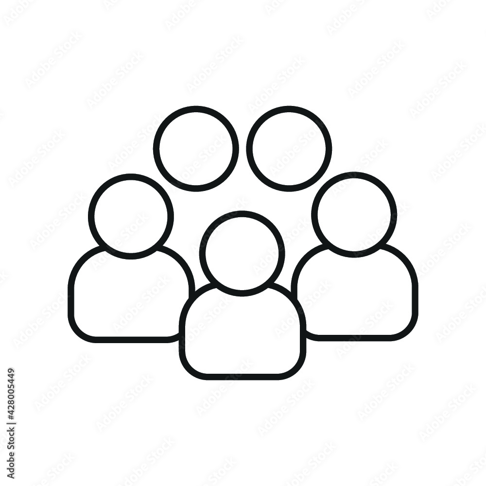 Community Icon -, Sign and Symbol for Design, Presentation, Website or Apps Elements. Community Icon -, Sign and Symbol for Design, Presentation, Website or Apps Elements.