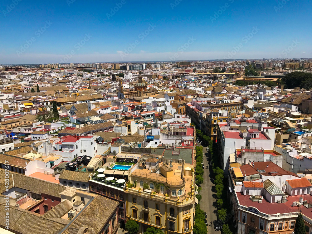 view of Seville , Spain