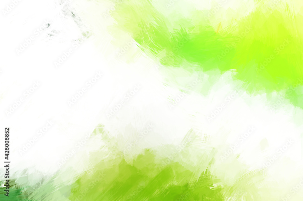 Fototapeta premium Painted composition with vibrant brush strokes. Textured colorful painting. Paint brushed wallpaper.