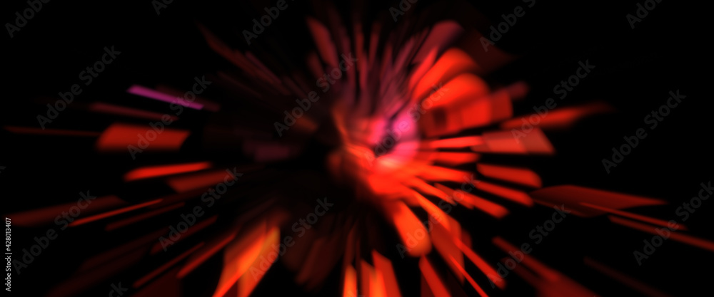 Light particle trails. Light explosion star with glowing particles and lines. Beautiful moving abstract rays background. Light particle trails. Light explosion star with glowing particles and lines. Beautiful moving abstract rays background.