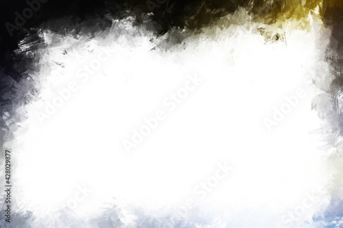 Modern art. Brushed Painted Abstract Background. Brush stroked painting. Strokes of paint. 2D Illustration.´