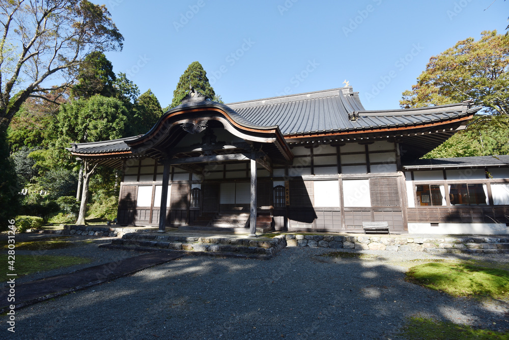興聖寺 本堂 滋賀県高島市朽木岩瀬 興聖寺 本堂 滋賀県高島市朽木岩瀬
