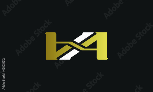 Alphabet letter Initial A, AA logo premium business typeface, minimal, innovative concept, creative, symbol, sign, Monogram, vector, startup, template graphic design.