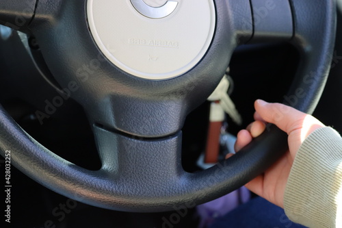 Bild auf Leinwand 自動車運転