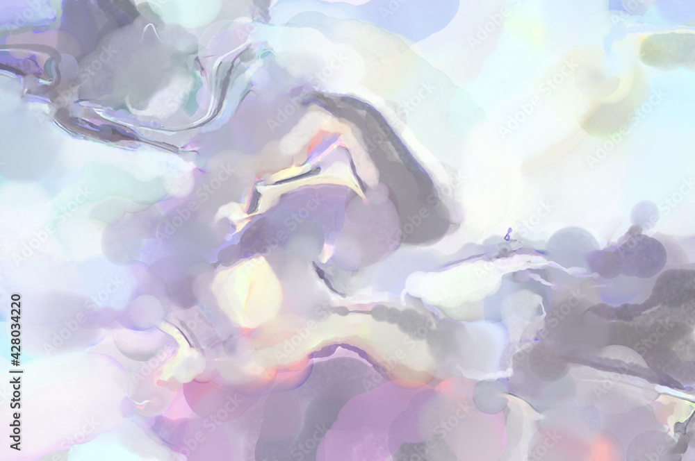 Modern art painting. Artistic watercolored backdrop material. Unique watercolor random pattern. Creative abstraction. Digital texture wallpaper. 2d illustration. Modern art painting. Artistic watercolored backdrop material. Unique watercolor random pattern. Creative abstraction. Digital texture wallpaper. 2d illustration.