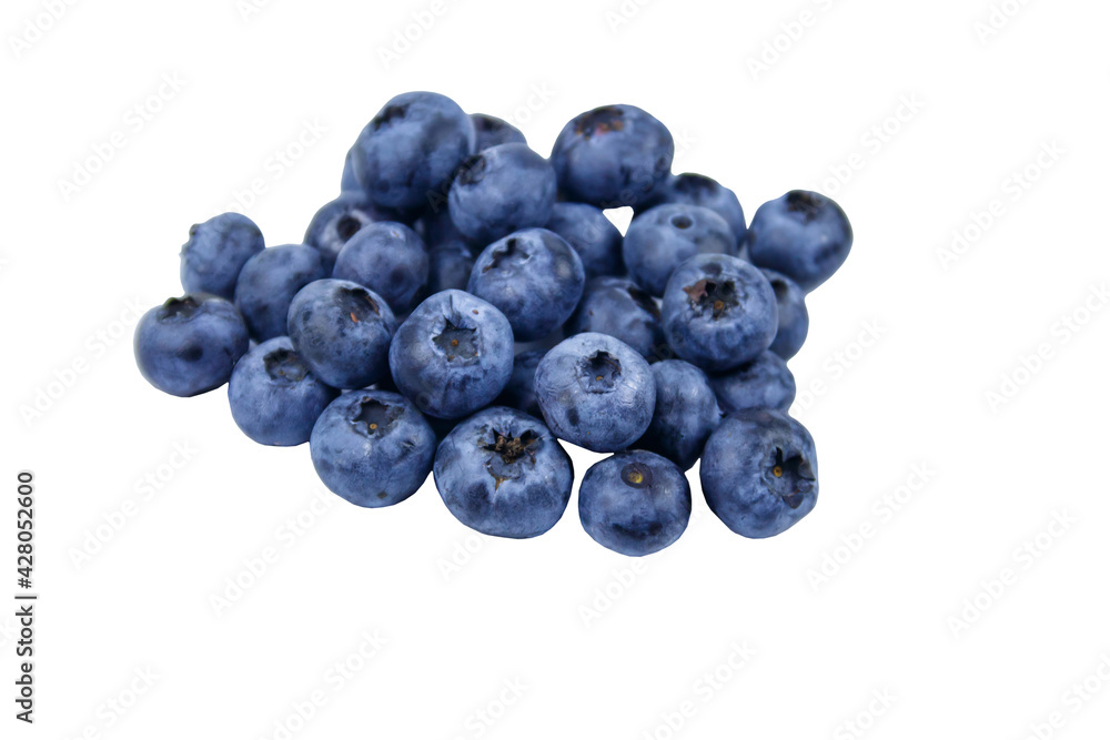 Heap of blueberry isolated on white background Heap of blueberry isolated on white background