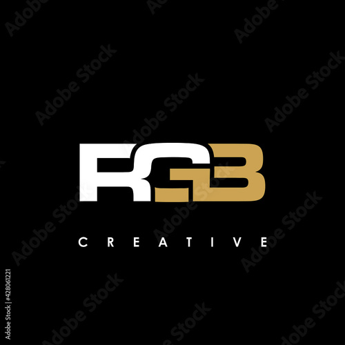 RGB Letter Initial Logo Design Template Vector Illustration